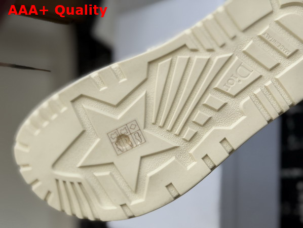 Dior Mydior Slide White and Gray Dior Oblique Jacquard Replica