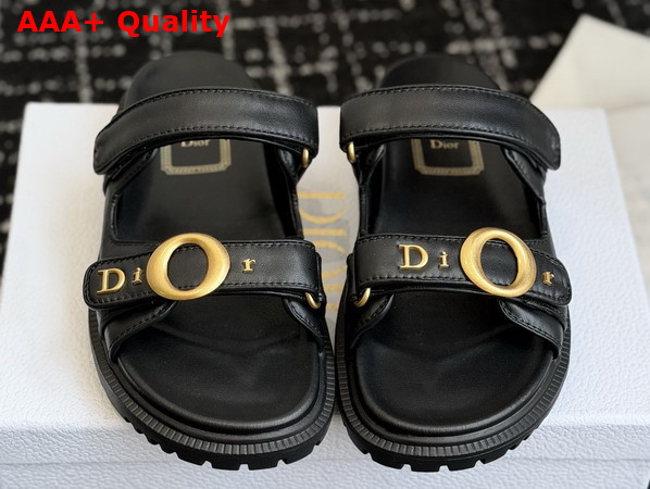 Dior Mydior Slide in Black Lambskin Replica