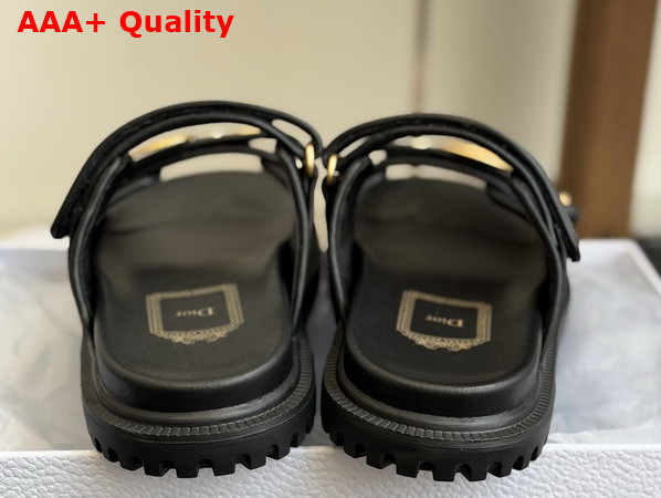Dior Mydior Slide in Black Lambskin Replica
