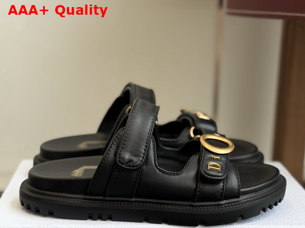 Dior Mydior Slide in Black Lambskin Replica