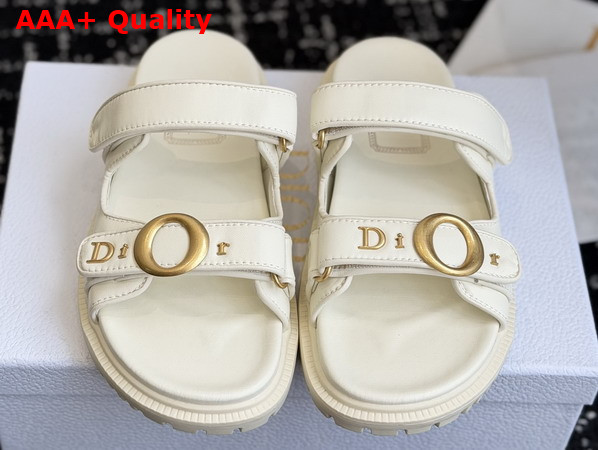 Dior Mydior Slide in White Lambskin Replica