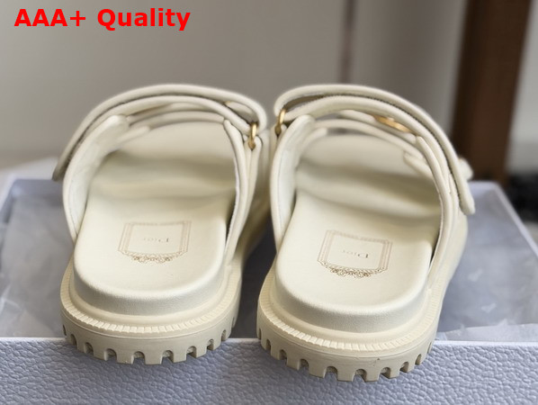 Dior Mydior Slide in White Lambskin Replica