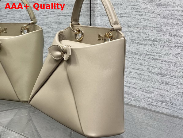 Dior Mydior Top Handle Bag in Beige Lambskin Replica