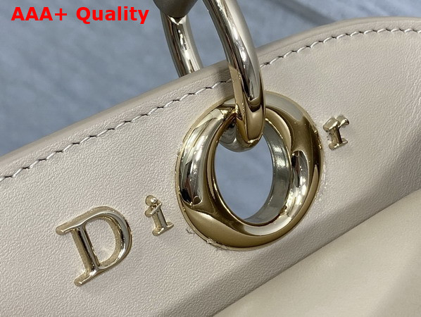 Dior Mydior Top Handle Bag in Beige Lambskin Replica