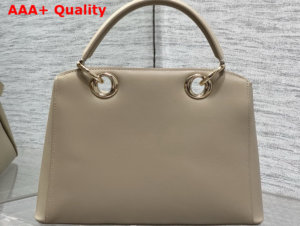 Dior Mydior Top Handle Bag in Beige Lambskin Replica