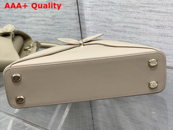 Dior Mydior Top Handle Bag in Beige Lambskin Replica