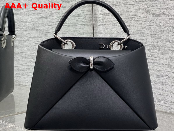 Dior Mydior Top Handle Bag in Black Lambskin Replica