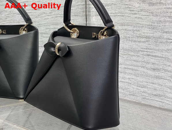 Dior Mydior Top Handle Bag in Black Lambskin Replica