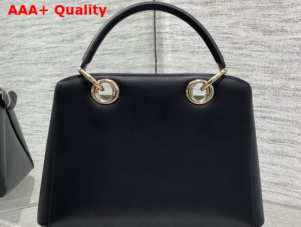 Dior Mydior Top Handle Bag in Black Lambskin Replica