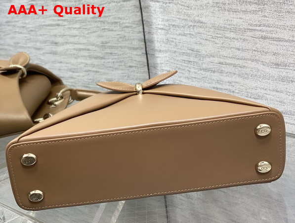 Dior Mydior Top Handle Bag in Camel Lambskin Replica