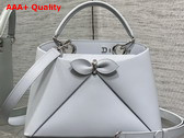 Dior Mydior Top Handle Bag in Ice Blue Lambskin Replica