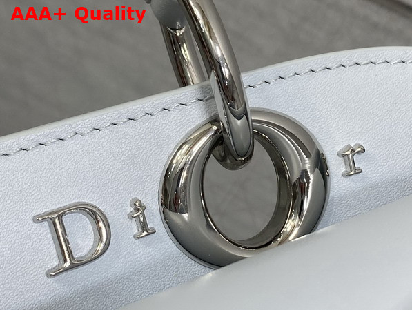 Dior Mydior Top Handle Bag in Ice Blue Lambskin Replica