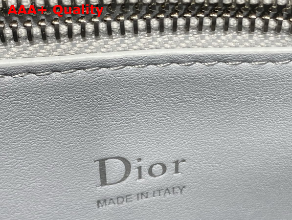 Dior Mydior Top Handle Bag in Ice Blue Lambskin Replica