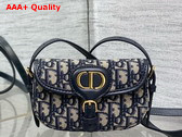 Dior New Dior Bobby Mini Bag in Blue Dior Oblique Jacquard Replica