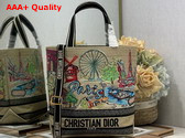Dior New Small Canvas Tote Bag Replica