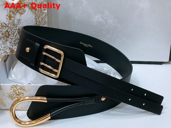 Dior Nolita Belt in Black Smooth Calfskin Replica