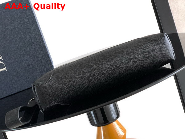 Dior Normandie A5 Triangle Pouch in Black Dior Icons Calfskin Replica