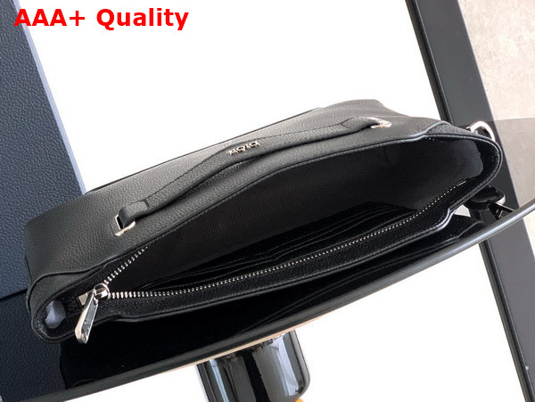 Dior Normandie A5 Triangle Pouch in Black Dior Icons Calfskin Replica