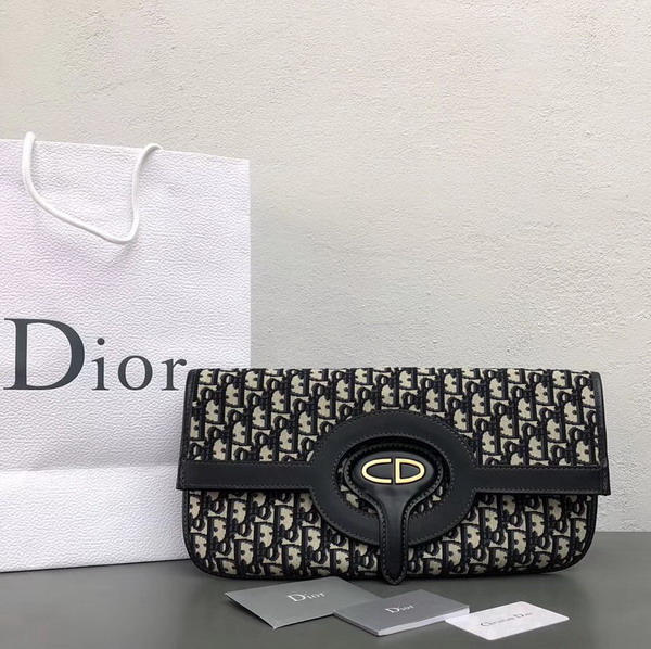 Dior Oblique Canvas Clutch Replica