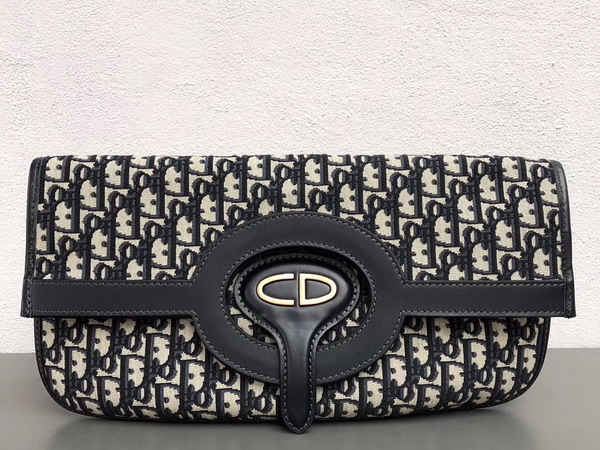 Dior Oblique Canvas Clutch Replica