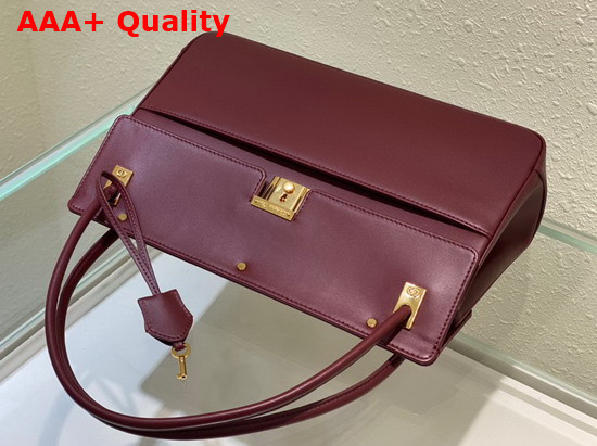 Dior Parisienne Bag Brick Red Smooth Calfskin Replica