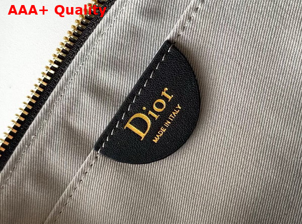 Dior Pocket Dior Jett A5 Triangle Pouch in Brown Dior Oblique Jacquard Replica
