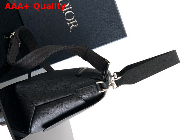 Dior Prive Messenger Bag with Flap in Black Dior Icons Calfskin Replica