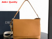 Dior Prive Messenger Bag with Flap in Brown Dior Icons Calfskin Replica