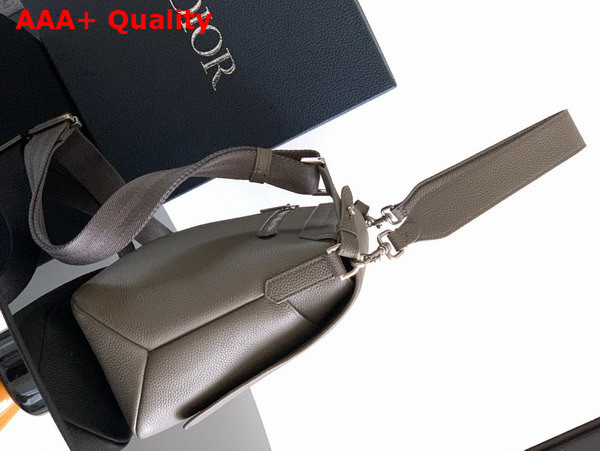 Dior Prive Messenger Bag with Flap in Gray Dior Icons Calfskin Replica