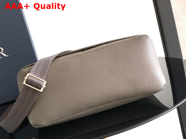 Dior Prive Messenger Bag with Flap in Gray Dior Icons Calfskin Replica
