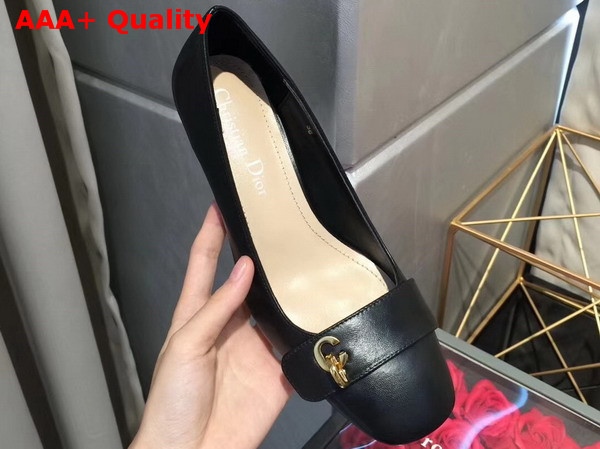 Dior Pump in Black Calfskin Replica