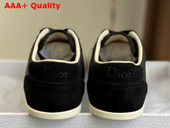 Dior Ribbon Sneaker in Black Suede Calfskin and Technical Fabric Replica
