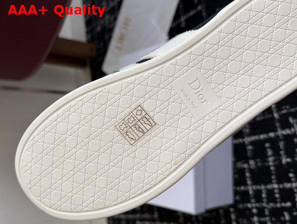 Dior Ribbon Sneaker in Black Suede Calfskin and Technical Fabric Replica