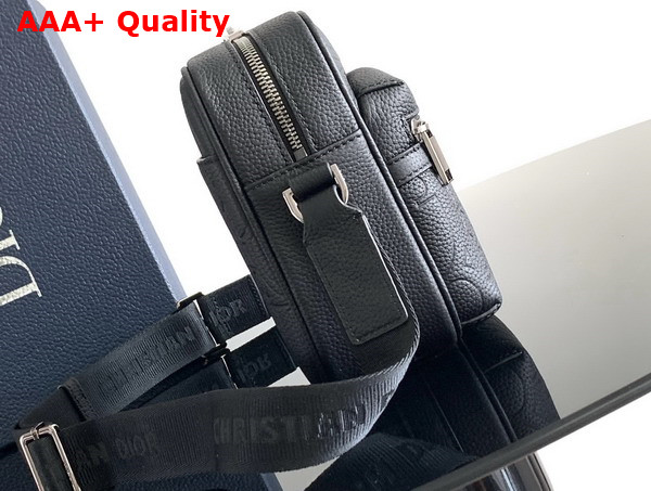 Dior Rider 20 Zipped Messenger Bag Black Dior Gravity Leather and Black Grained Calfskin Replica