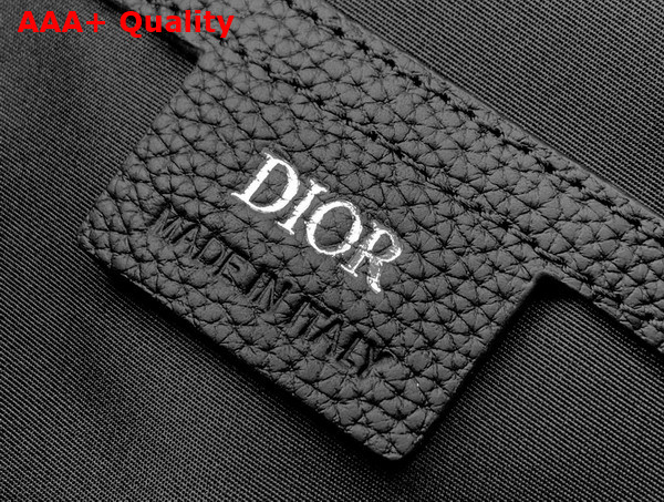 Dior Rider 20 Zipped Messenger Bag Black Dior Gravity Leather and Black Grained Calfskin Replica