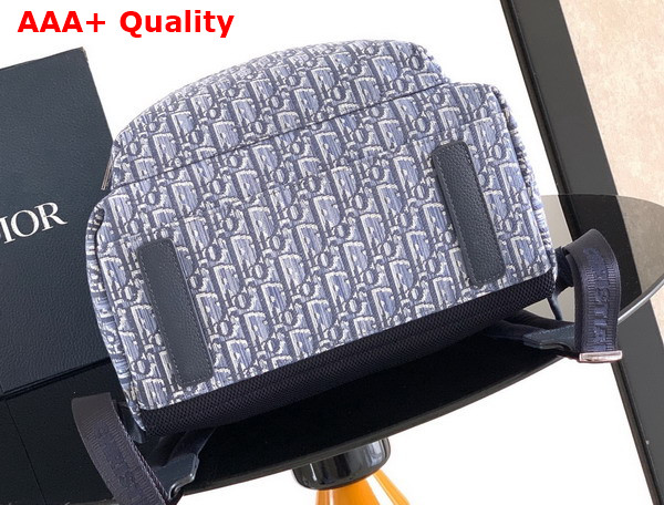 Dior Rider Backpack in Blue Dior Oblique Jacquard Replica