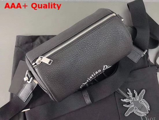 Dior Roller Pouch in Black Grained Calfskin Replica