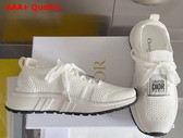 Dior RunnDior Sneaker in White Technical Mesh Replica