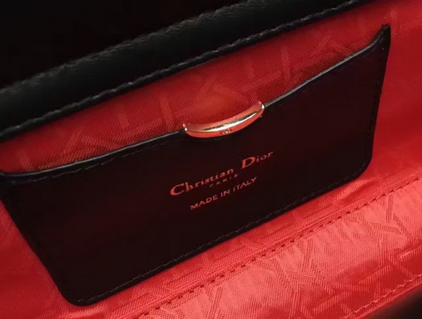 Dior Runway Bag in Black Cannage Lambskin Light Gold Tone Jewellery for Sale