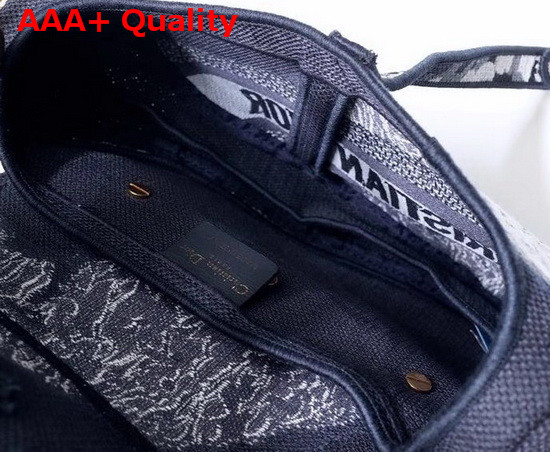 Dior Saddle Bag Blue Multicolor Tie and Dior Embroidery Replica