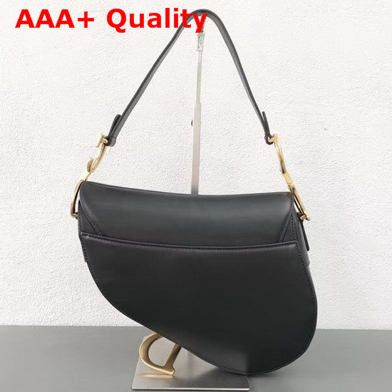Dior Saddle Bag in Black Calfskin Replica
