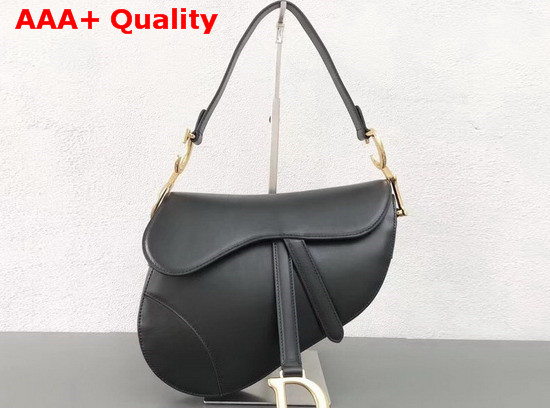 Dior Saddle Bag in Black Calfskin Replica
