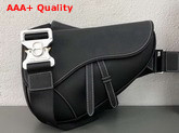Dior Saddle Bag in Black Grained Calfskin Replica