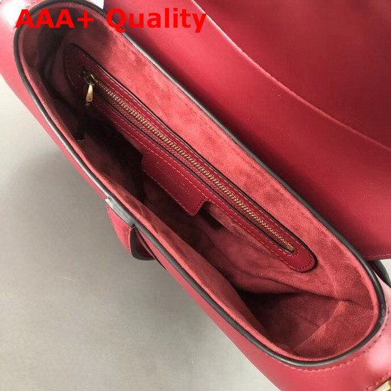 Dior Saddle Bag in Red Calfskin Replica