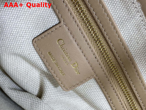 Dior Saddle Bag with Strap Dior Oblique Jacquard and Natural Smooth Calfskin Replica