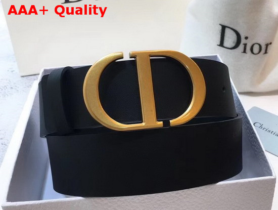 Dior Saddle Belt in Black Calfskin Replica