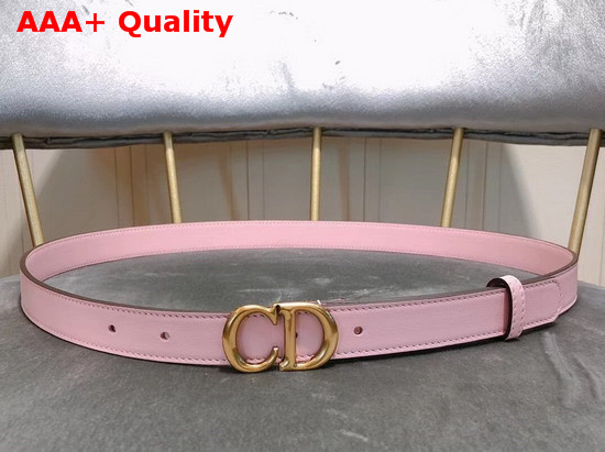Dior Saddle Calfskin Belt in Pink Replica