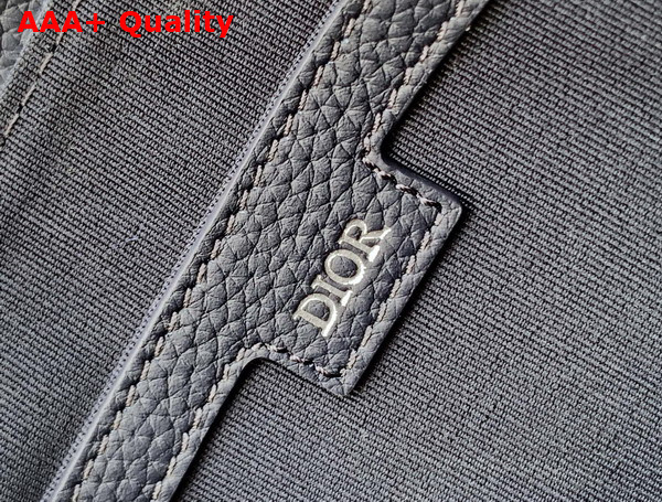 Dior Saddle Messenger Bag in Blue Dior Oblique Jacquard and Blue Grained Calfskin Replica