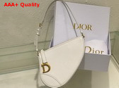 Dior Saddle Shoulder Pouch Latte Goatskin Replica