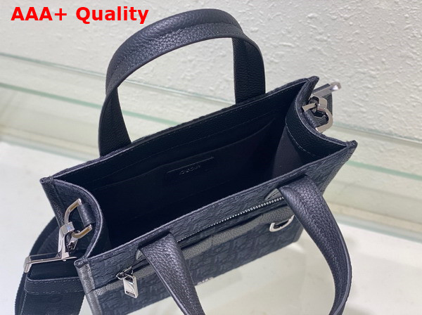 Dior Safari North South Tote Bag Black Dior Oblique Jacquard Replica